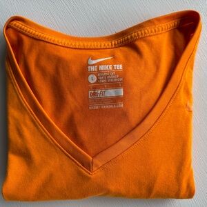 Nike Bright Orange V-Neck Tee